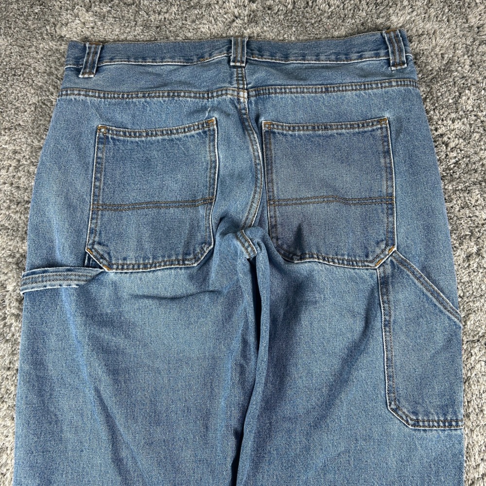 Blue‎ Mountain Carpenter Jeans Mens 34x32 Blue Denim Workwear Cotton Utility